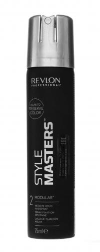 Ревлон Профессионал Лак для волос средней фиксации Hairspray Modular, 75 мл (Revlon Professional, Style Masters, The Must-haves), фото-2