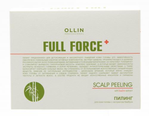 Оллин Пилинг для кожи головы с экстрактом бамбука, 10х15 мл (Ollin Professional, Уход за волосами, Full Force), фото-7