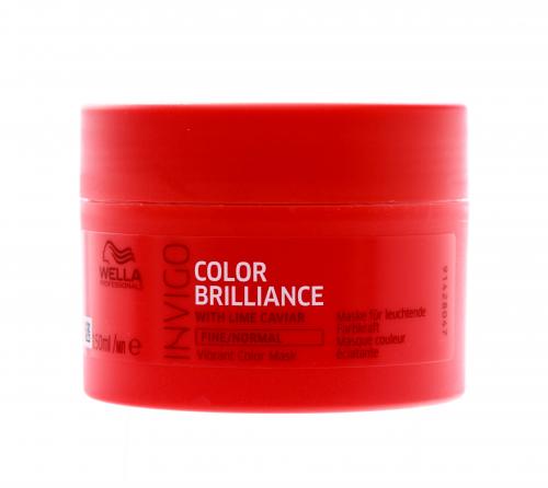 Велла Профессионал Маска-уход для защиты цвета окрашенных нормальных и тонких волос, 150 мл (Wella Professionals, Уход за волосами, Color Brilliance), фото-3