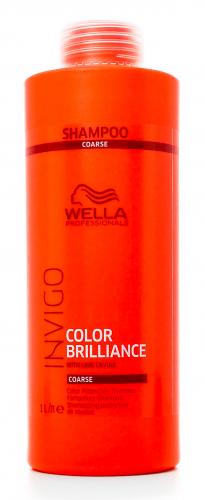 Велла Профессионал Шампунь для защиты цвета окрашенных жестких волос, 1000 мл (Wella Professionals, Уход за волосами, Color Brilliance), фото-2