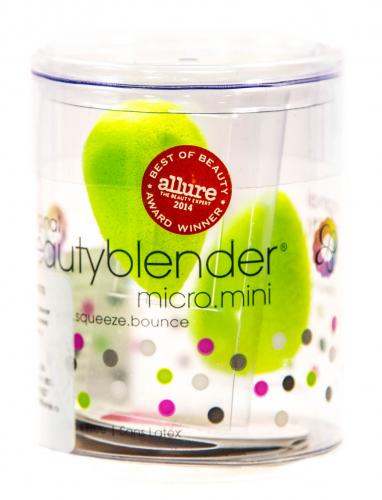 Бьютиблендер 2 мини-спонжа для макияжа Beautyblender Micro Mini (Beautyblender, ), фото-2