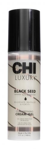 Чи Крем-гель Luxury с маслом семян черного тмина для укладки кудрявых волос, 147 мл (Chi, Luxury), фото-2