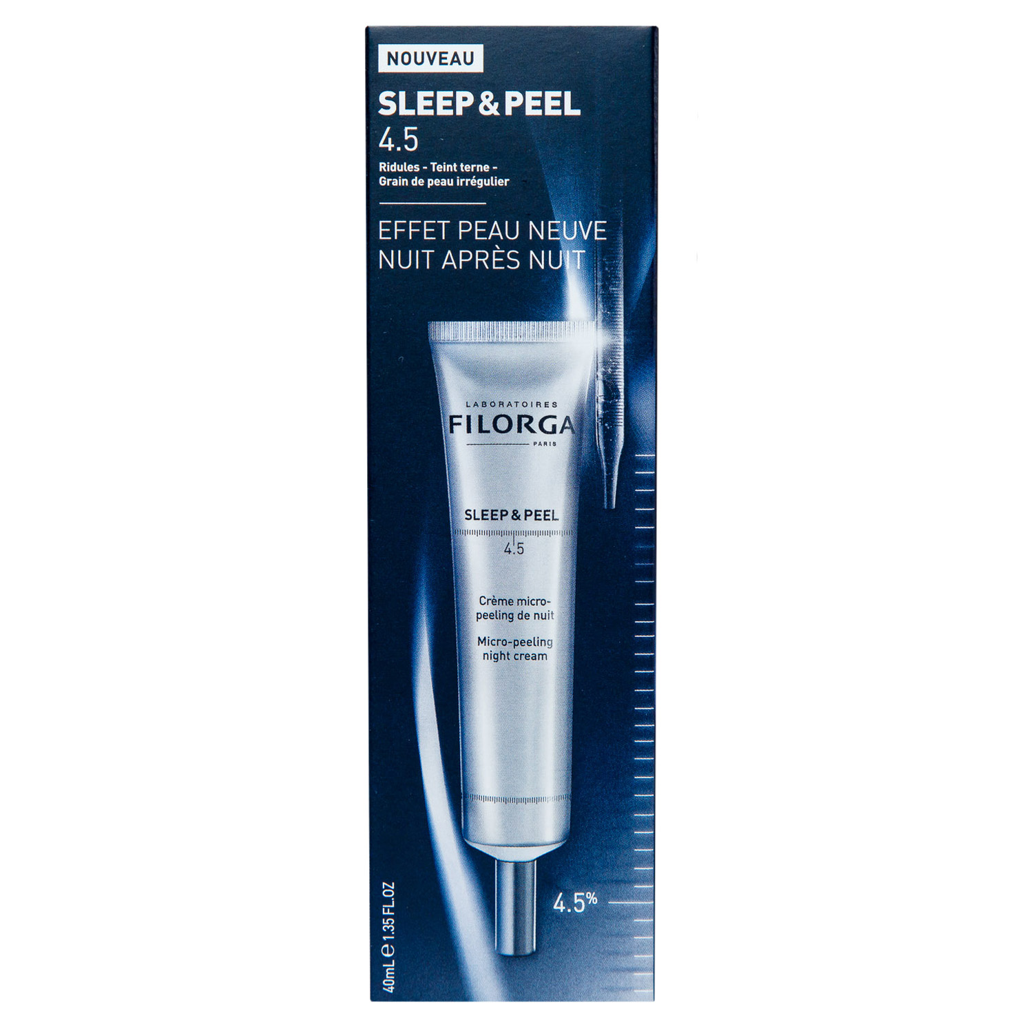 Filorga Ночной разглаживающий крем Sleep and Peel, 40 мл (Filorga, Peel), Peel
Filorga Ночной разглаживающий крем Sleep and Peel, 40 мл (Filorga, Peel), Peel