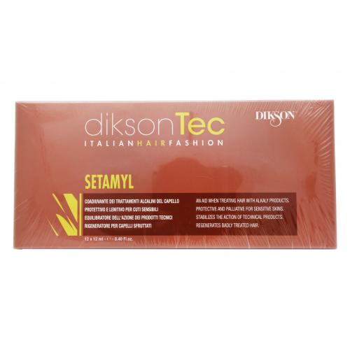 Диксон Ампульное средство при химической обработке волос Setamyl, 12х12 мл (Dikson, Лечебные средства), фото-2