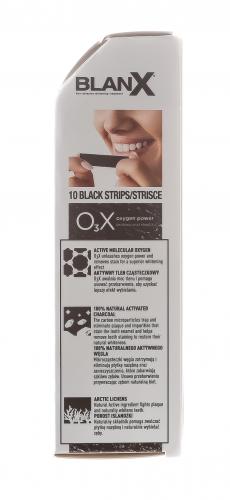 Бланкс Отбеливающие полоски с углем Whitening Strips Black, 6 шт (Blanx, Специальный уход Blanx), фото-3