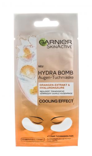 Гарньер Маска тканевая для глаз Апельсин против мешков и темных кругов 1 шт (Garnier, Skin Naturals, Тканевые маски), фото-2