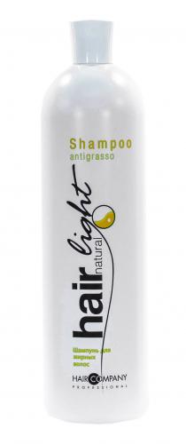 Хэир Компани Профешнл Hair Natural Light Shampoo Antigrasso Шампунь для жирных волос, 1000 мл (Hair Company Professional, Hair Natural Light), фото-2