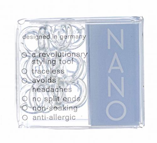 Инвизибабл Резинка для волос Nano Crystal Clear прозрачный (Invisibobble, Nano), фото-3