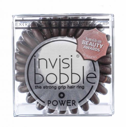 Инвизибабл Резинка-браслет для волос Pretzel Brown коричневый (Invisibobble, Power), фото-2