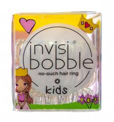 Резинка для волос invisibobble KIDS princess sparkle прозрачная с блёстками