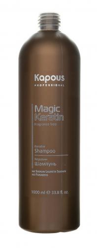 Капус Профессионал Кератиновый шампунь, 1000 мл (Kapous Professional, Fragrance free, Magic Keratin), фото-2