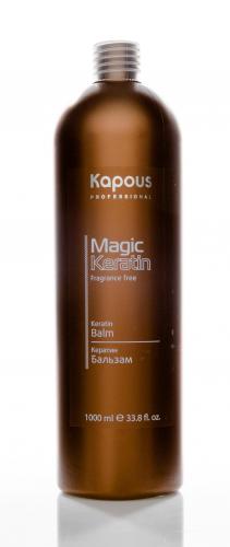 Капус Профессионал Кератиновый бальзам, 1000 мл (Kapous Professional, Fragrance free, Magic Keratin), фото-2