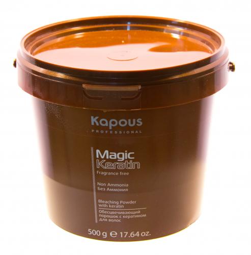 Капус Профессионал Осветляющая пудра в микрогранулах, 500 мл (Kapous Professional, Fragrance free, Magic Keratin), фото-2