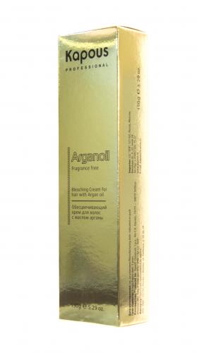 Капус Профессионал Обесцвечивающий крем с маслом арганы, 150гр (Kapous Professional, Окрашивание, Arganoil), фото-4