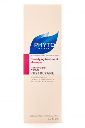 Фитосольба Фитоциан Шампунь тонизирующий против выпадения волос у женщин 200 мл (Phytosolba, Phytocyane), фото-5