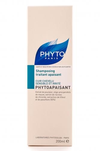 Фитосольба Фитоапезан  Шампунь для чувствительной кожи головы 200 мл (Phytosolba, Phytoapaisant), фото-2