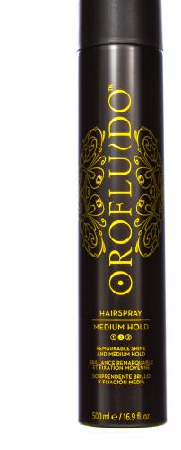 Орофлюидо Лак для волос средней фиксации Orofluido Medium Hair Sprey, 500 мл (Orofluido, Spa-уход за волосами), фото-2