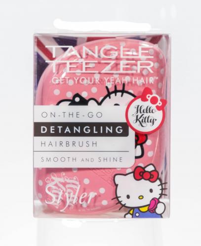 Тангл Тизер Compact Styler Hello Kitty Pink расческа для волос (Tangle Teezer, Tangle Teezer Compact Styler), фото-2