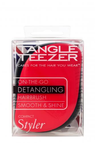 Тангл Тизер Расческа Compact Styler Pink Sizzle (Tangle Teezer, Tangle Teezer Compact Styler), фото-4