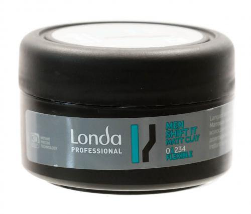 Лонда Профессионал Матовая глина Shift it для волос нормальной фиксации, 75 мл (Londa Professional, Men), фото-2