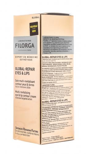 Филорга Омолаживающий крем для контура глаз и губ, 15 мл (Filorga, Global-Repair), фото-4