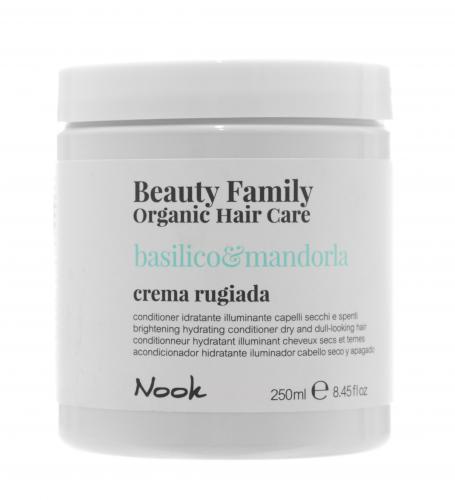 Нук Крем-кондиционер для сухих и тусклых волос Crema Rugiada Basilico&amp;Mandorla, 250 мл (Nook, Beauty Family)