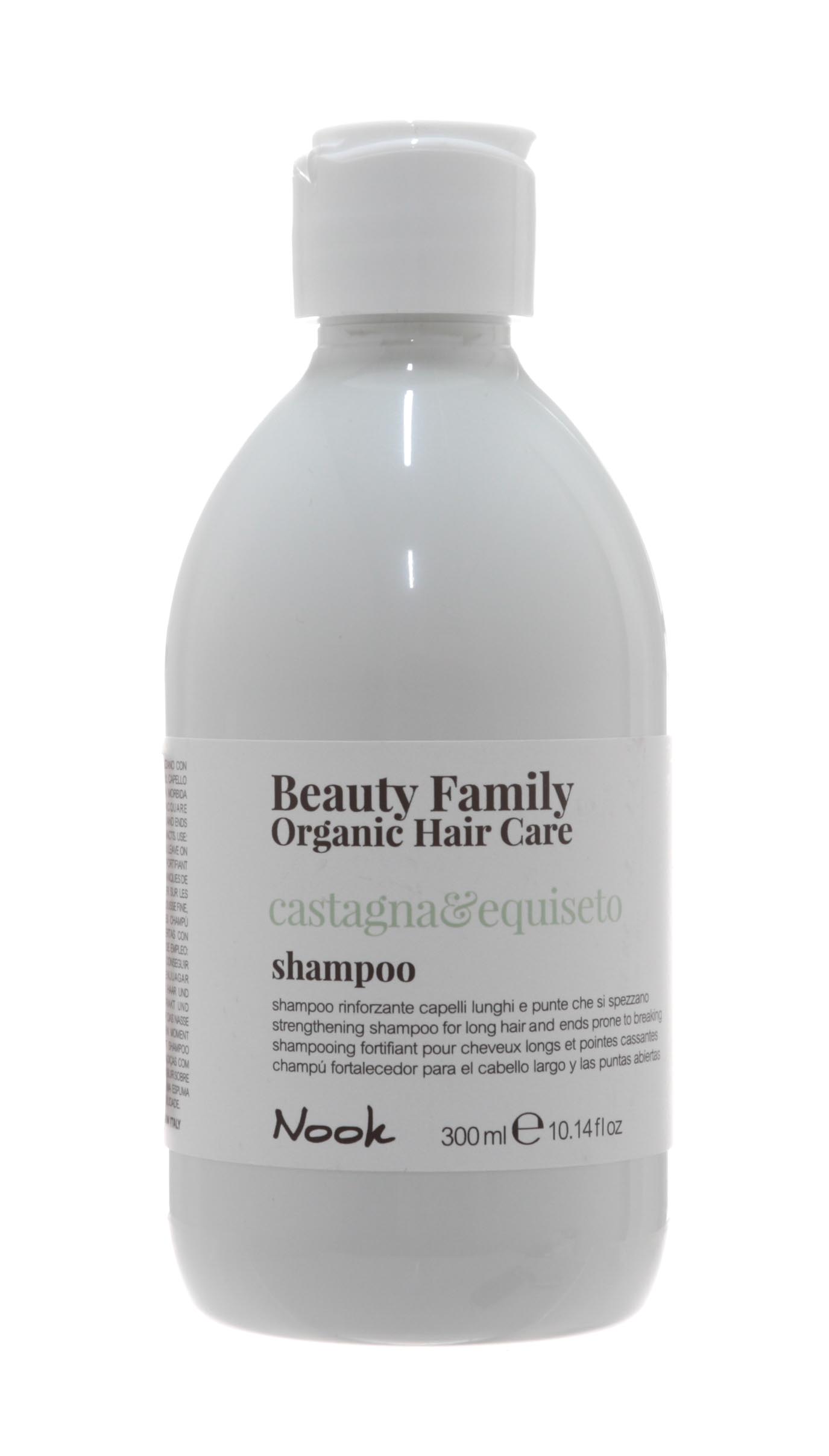 Nook Шампунь для ломких и секущихся волос Castagna&Equiseto, 300 мл (Nook, Beauty Family)
Nook Шампунь для ломких и секущихся волос Castagna&Equiseto, 300 мл (Nook, Beauty Family)