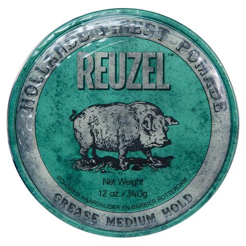 Рузел Помада средней фиксации для укладки мужских волос Grease Medium Hold Hog, 340 г (Reuzel, Стайлинг), фото-3