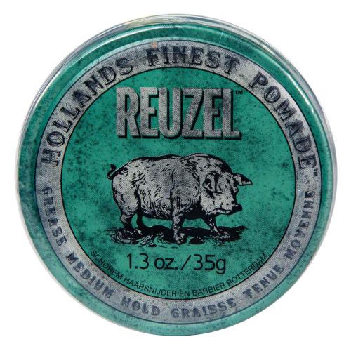 Рузел Помада средней фиксации для укладки мужских волос Grease Medium Hold Piglet, 35 г (Reuzel, Стайлинг), фото-4