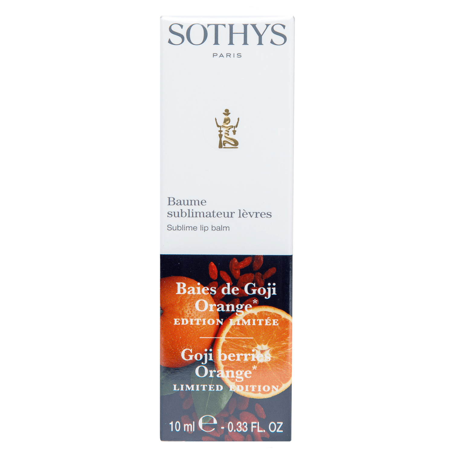 Sothys Paris Бальзам для губ "Ягоды Годжи - Апельсин", 10 мл (Sothys Paris, Seasonal Treatment), Seasonal Treatment
Sothys Paris Бальзам для губ "Ягоды Годжи - Апельсин", 10 мл (Sothys Paris, Seasonal Treatment), Seasonal Treatment