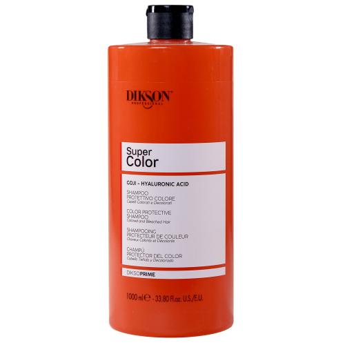 Диксон Шампунь с экстрактом ягод годжи для окрашенных волос Shampoo Color Protective, 1000 мл (Dikson, DiksoPrime, Super Color), фото-2