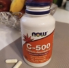 Фото-отзыв Нау Фудс Витамин С-500 828 мг, 100 капсул (Now Foods, Витамины и минералы), автор  Анастасия