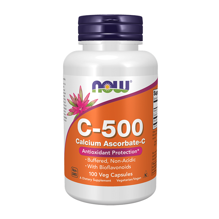 Now Foods, Витамин С-500, 100 капсул