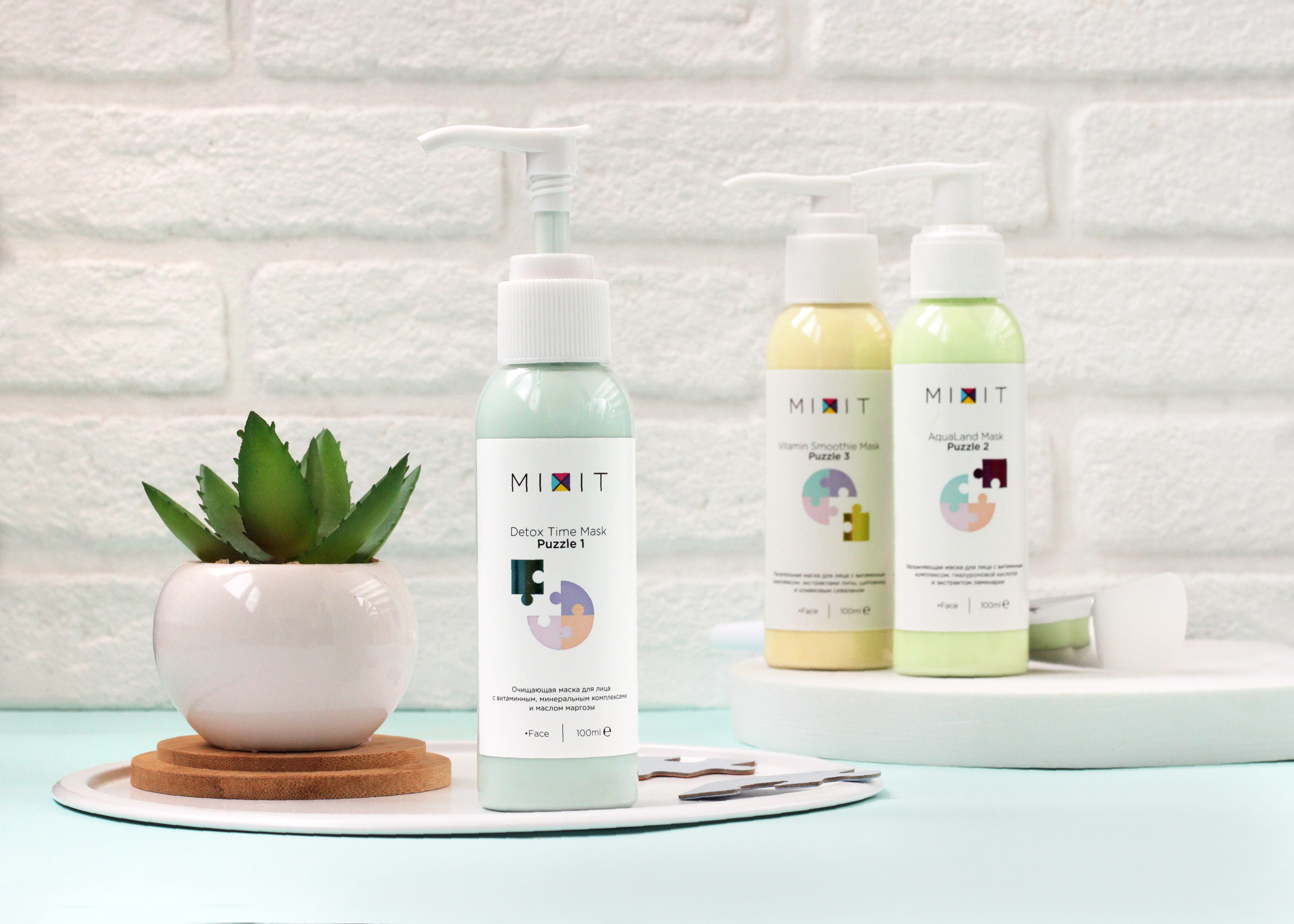 Миксит Очищающая маска Mixit Detox Time для лица, 100 мл