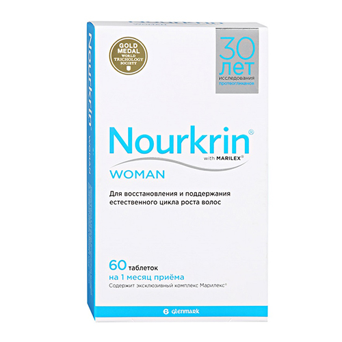 Nourkrin для женщин, 60 таблеток