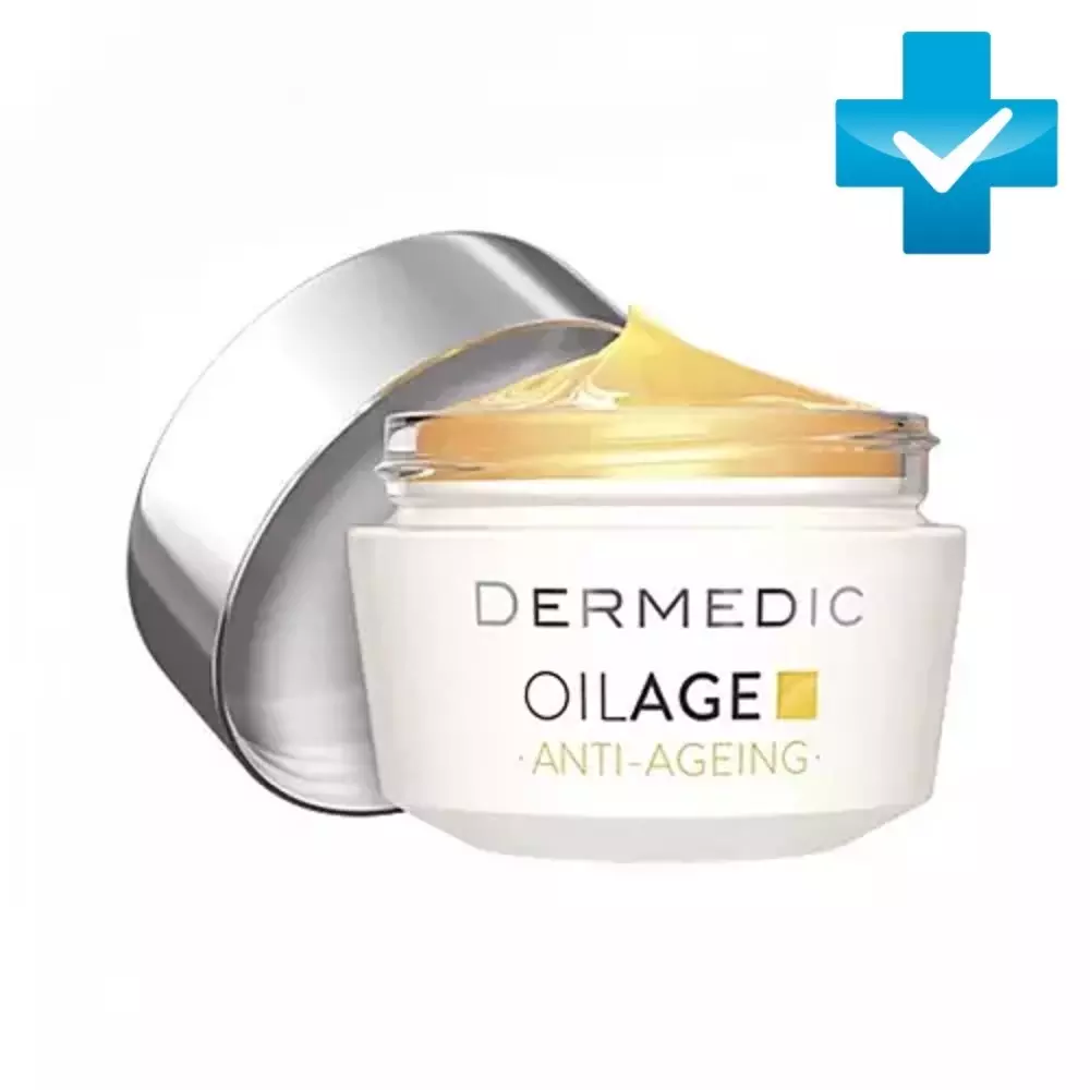 Ночной крем для восстановления упругости кожи, 50 мл (Dermedic, Oilage)