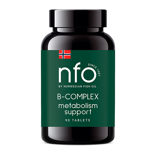 Norwegian Fish Oil Комплекс витаминов B, 90 капсул