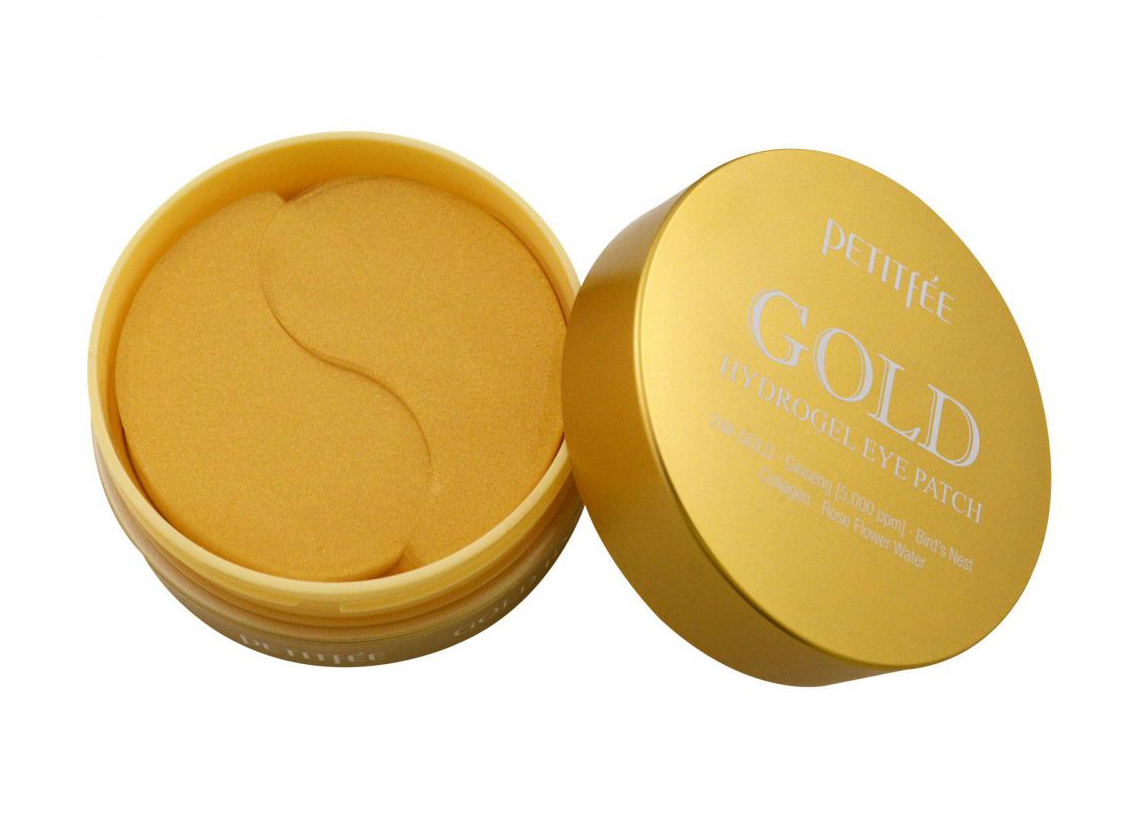 Патчи для глаз гидрогелевые с золотом Gold Hydrogel Eye Patch, 60*1,4 г (Petitfee)