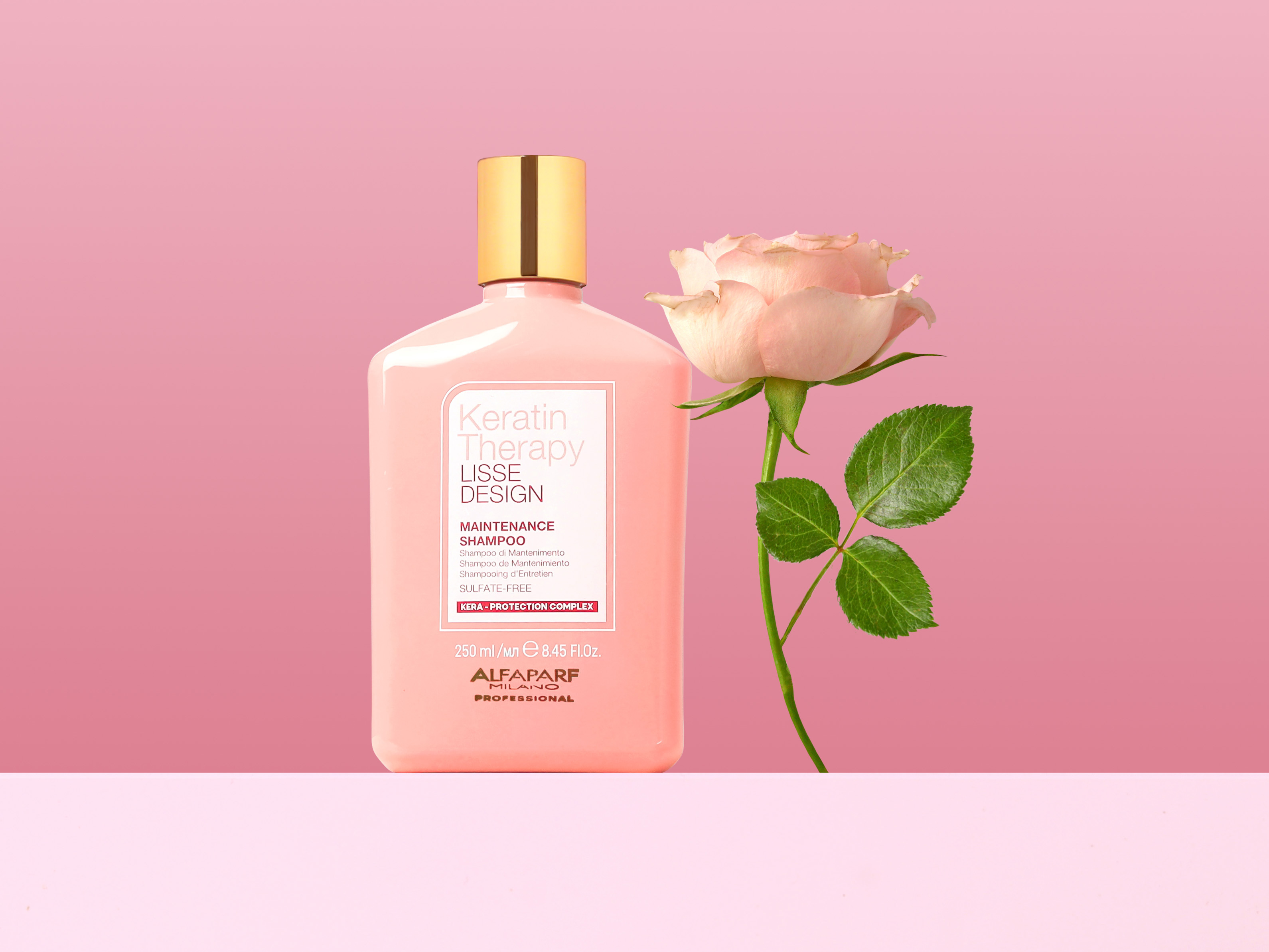 Alfaparf Keratin Therapy Lisse Design Maintenance Shampoo Бессульфатный кератиновый шампунь для гладкости волос отзывы