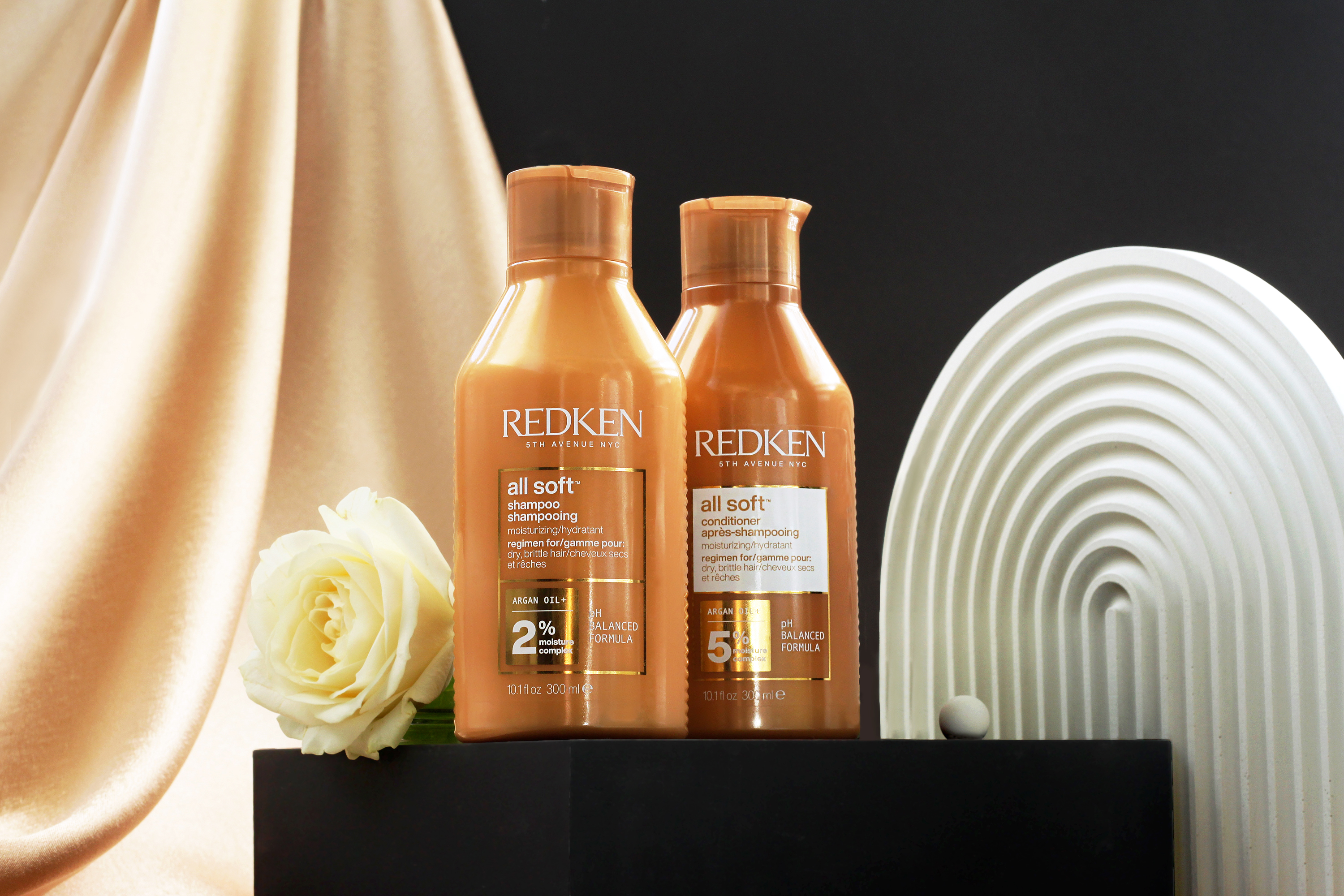 Шампунь и кондиционер для сухих и ломких волос Redken All Soft
