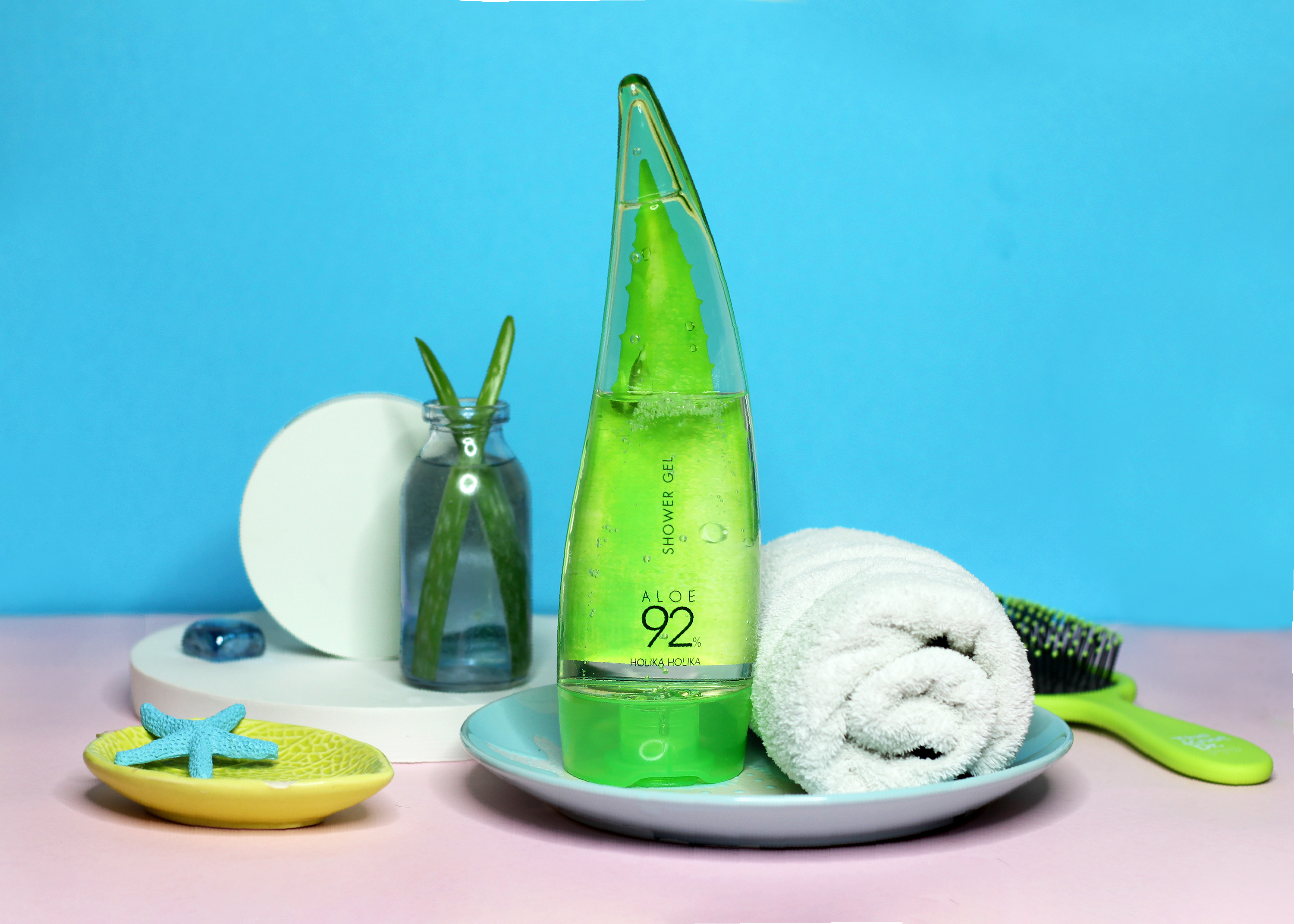 Гель для душа c экстрактом сока алоэ вера Holika Holika, Aloe, 250 мл