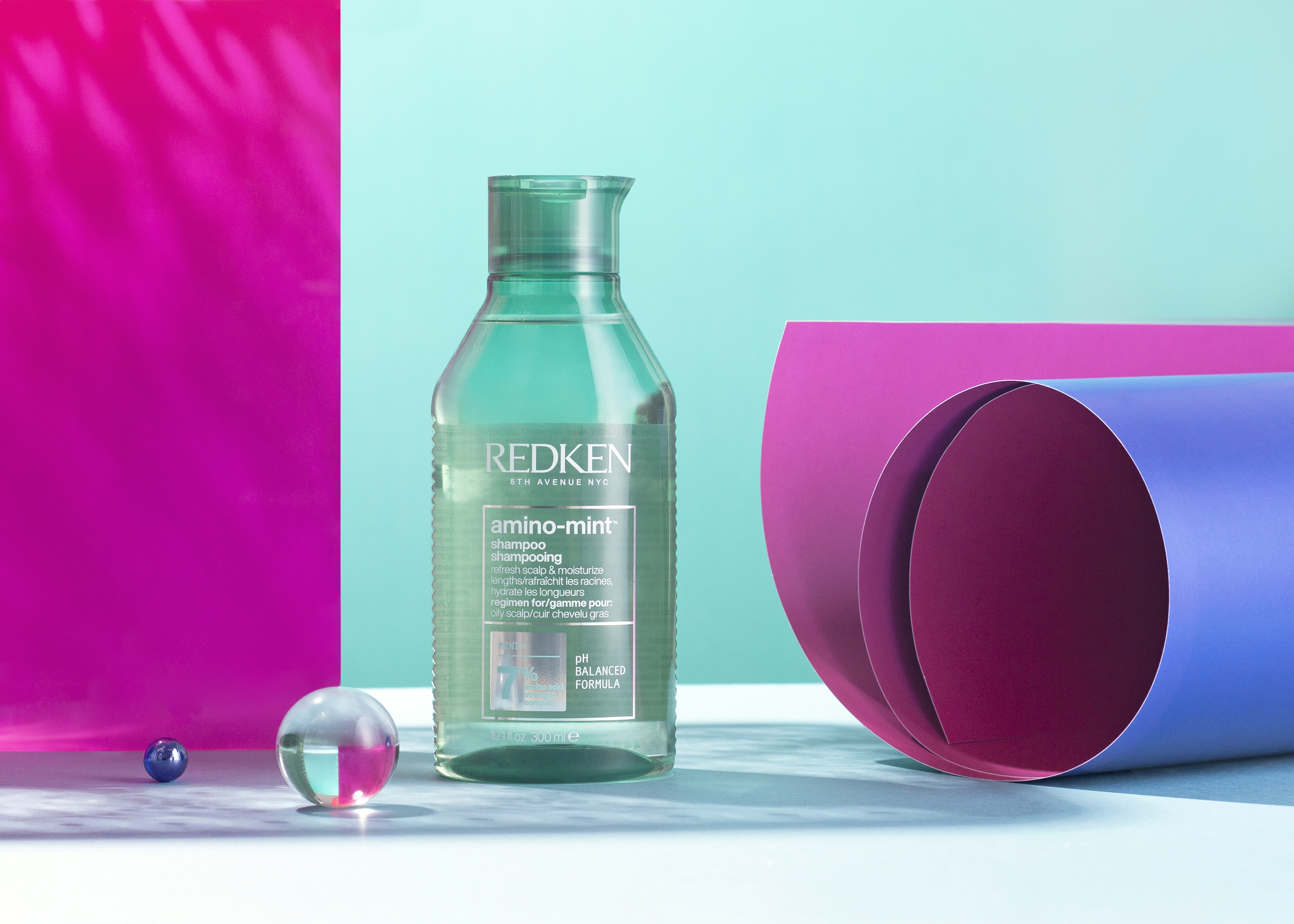 Redken Шампунь Amino-Mint, 300 мл