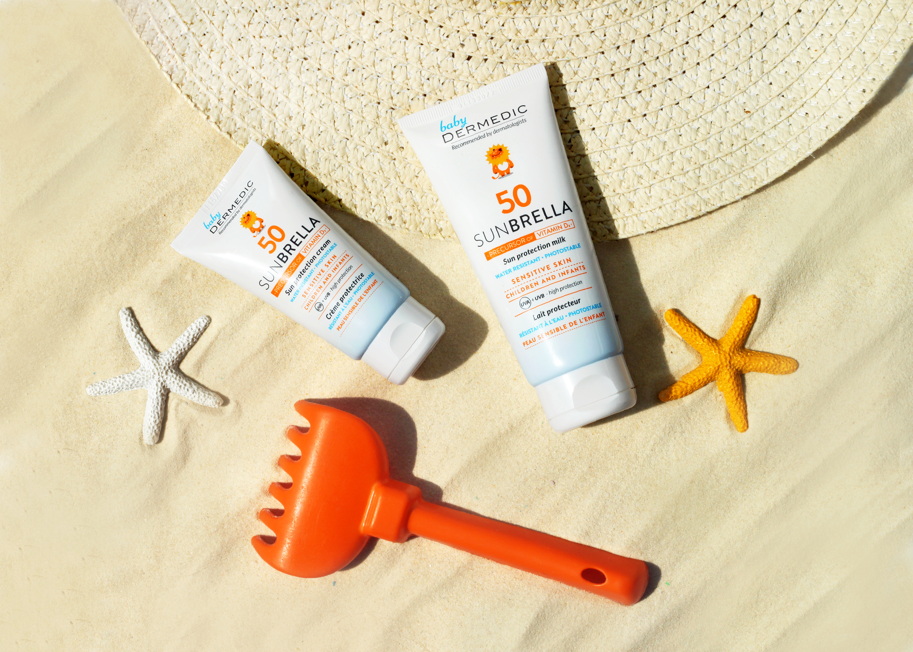 Гипоаллергенные солнцезащитные средства для детей Dermedic Sunbrella SPF 50