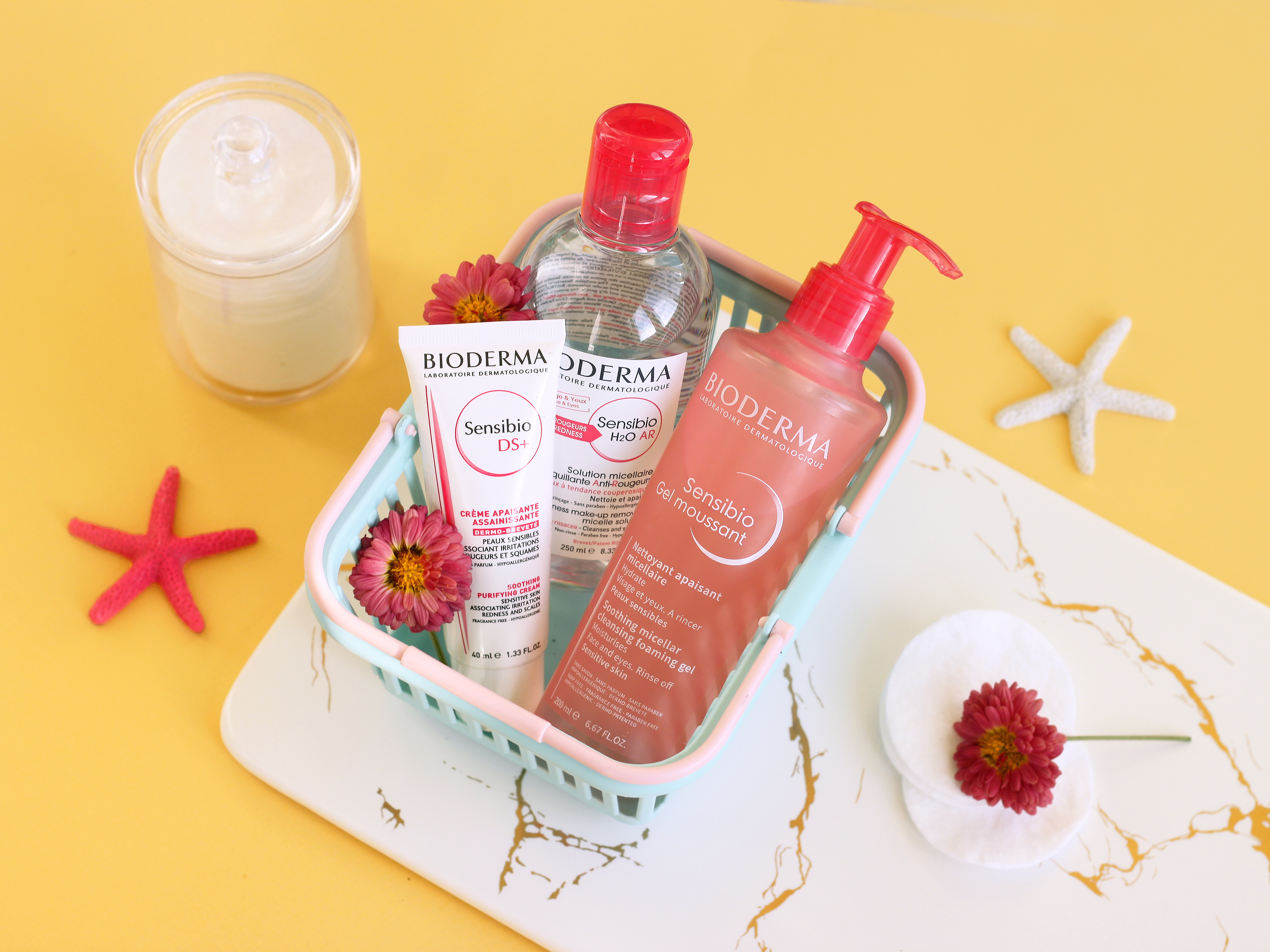 Уход за чувствительной кожей с лечебной косметикой Bioderma Sensibio
