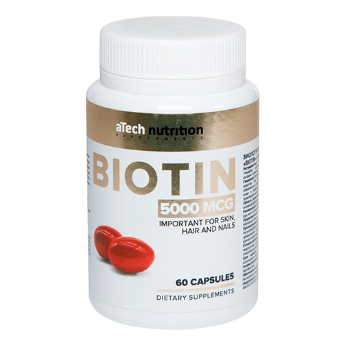 Биотин A Tech Nutrition 5000 мкг, 60 капсул