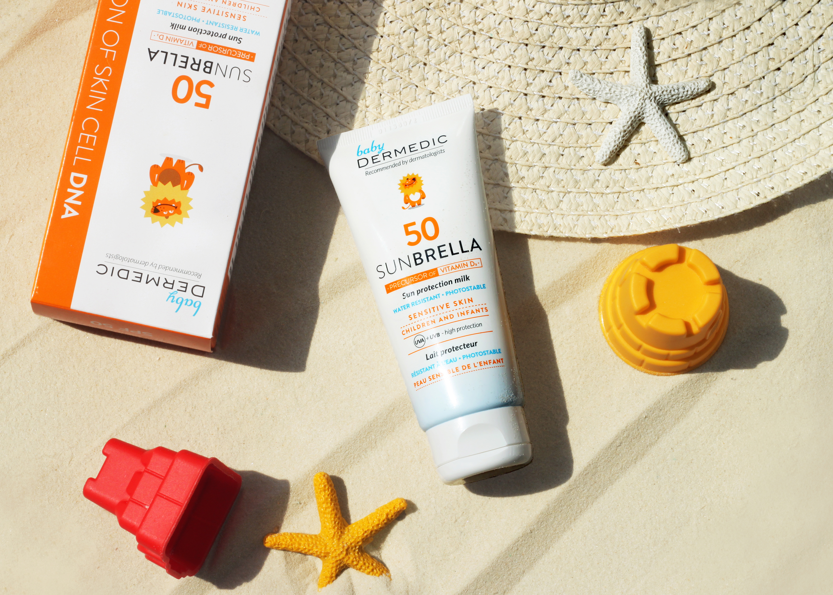 Дермедик Солнцезащитное молочко для детей SPF 50, 100 г (Dermedic, Sunbrella)