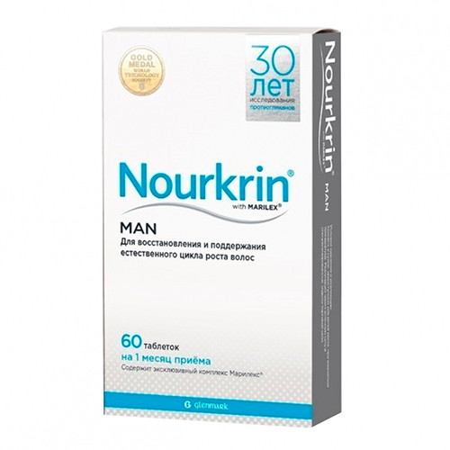 Nourkrin для мужчин, 60 таблеток