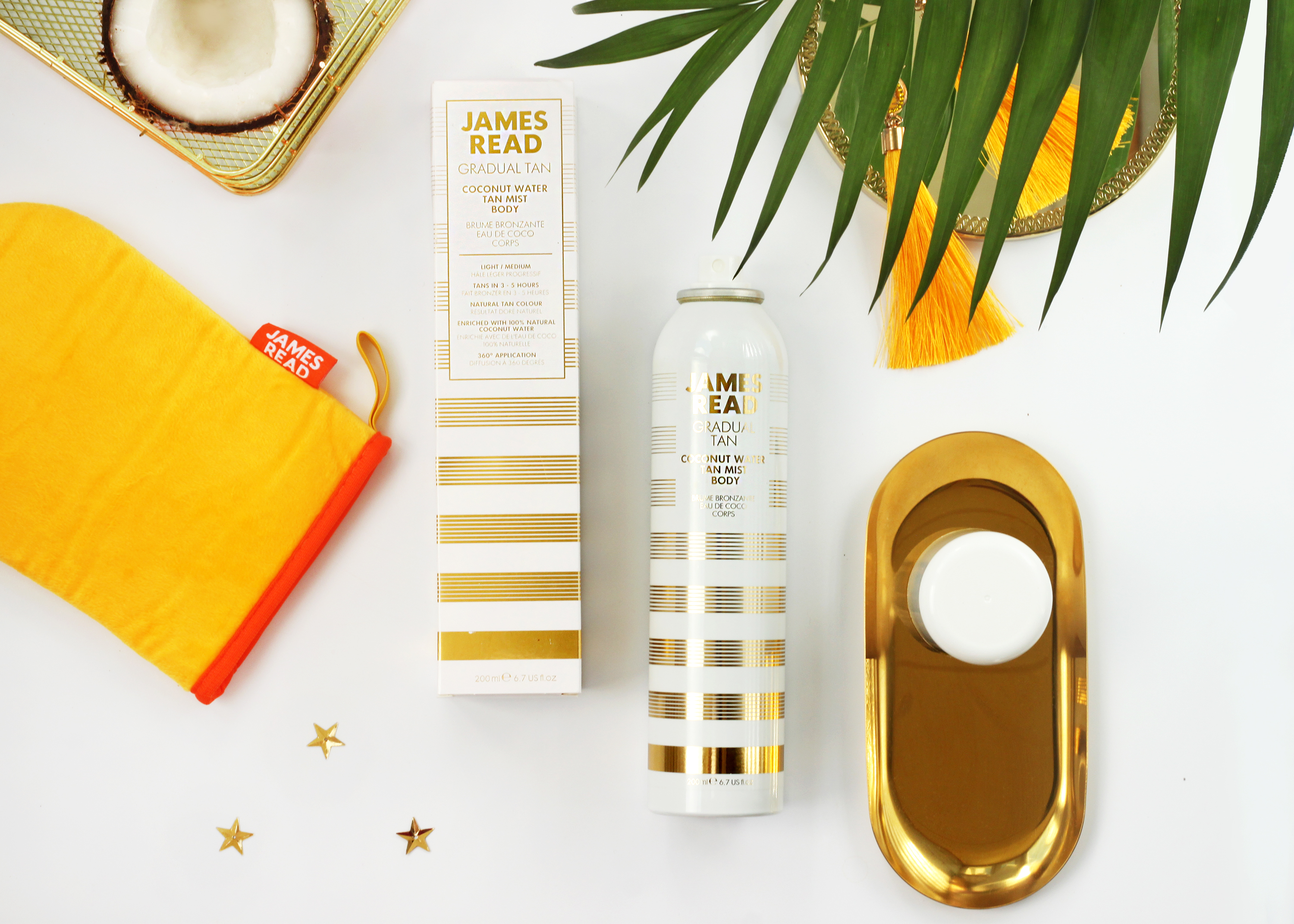 Кокосовая вода-спрей с эффектом загара James Read, Gradual Tan Coconut Water Tan Mist, 200 мл