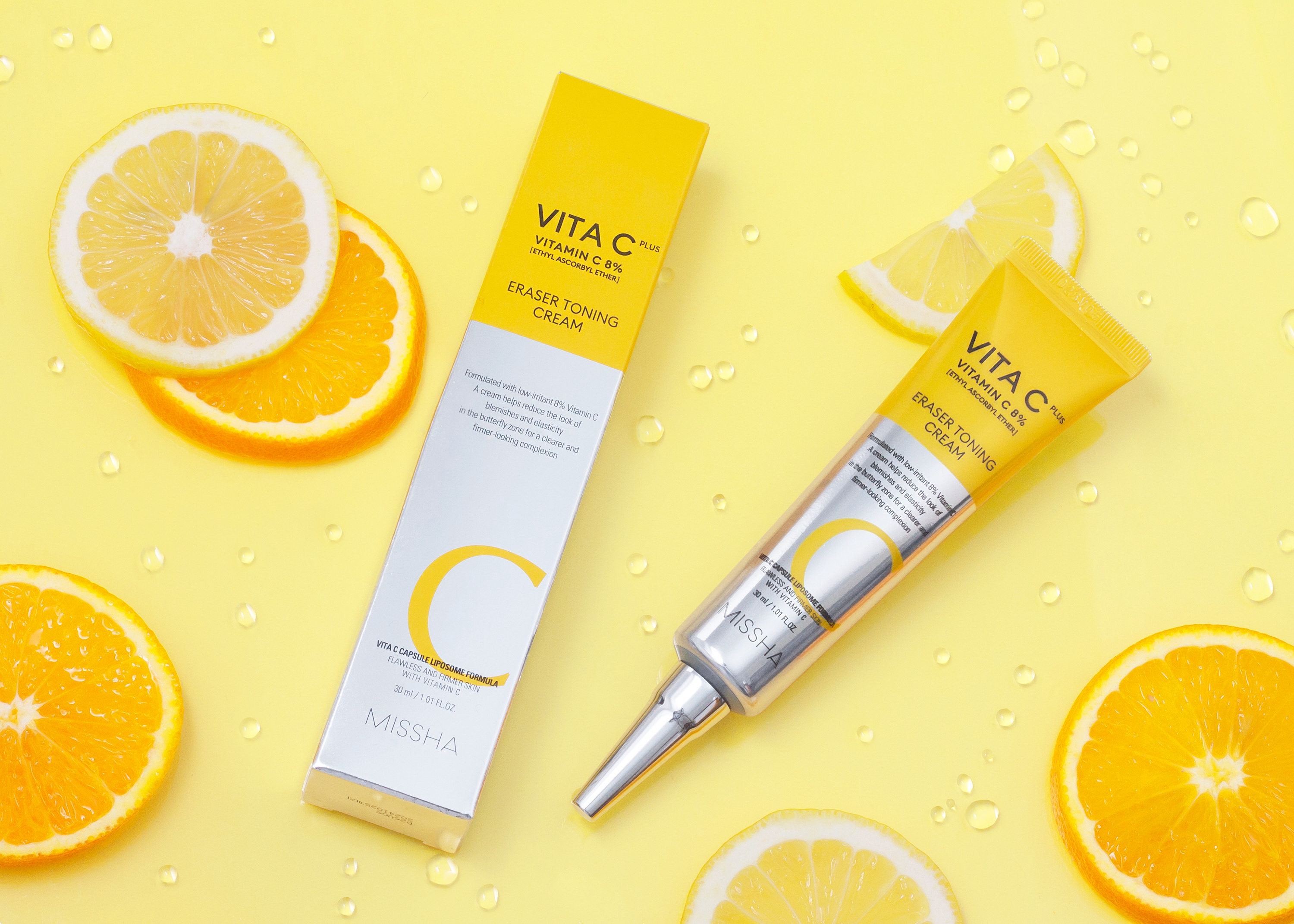 Missha Тонизирующий крем-ластик с витамином С Vita C Plus Eraser Toning Cream