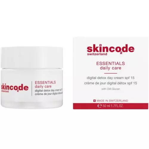 Дневной крем SPF15 Цифровой детокс, 50 мл (Skincode, Essentials Daily Care)